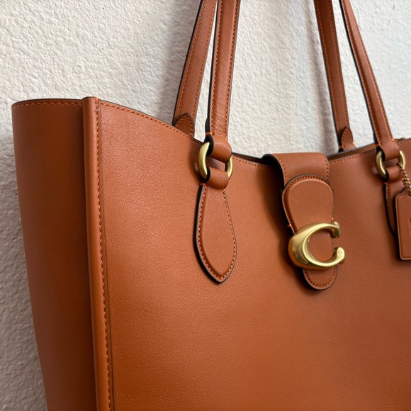 Coach Handbags - Coach Theo Tote Shoulder Bag in Canyon Calf Leather CA114